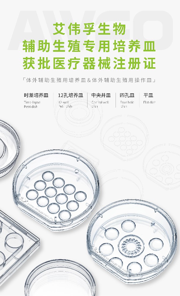 喜報 | 艾偉孚生物輔助生殖專(zhuān)用培養皿已獲批醫療器械注冊證！